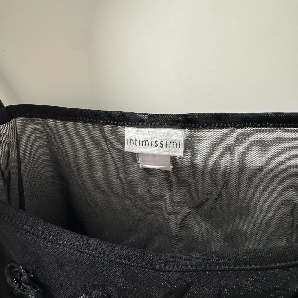 Intimissimi Black Sheer Lace Top - Picture 5 of 7